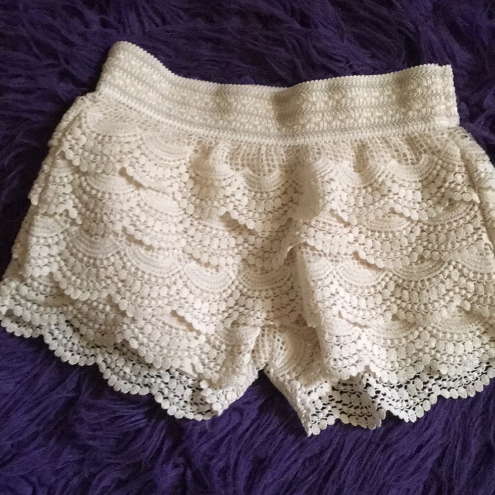 Lace shorts